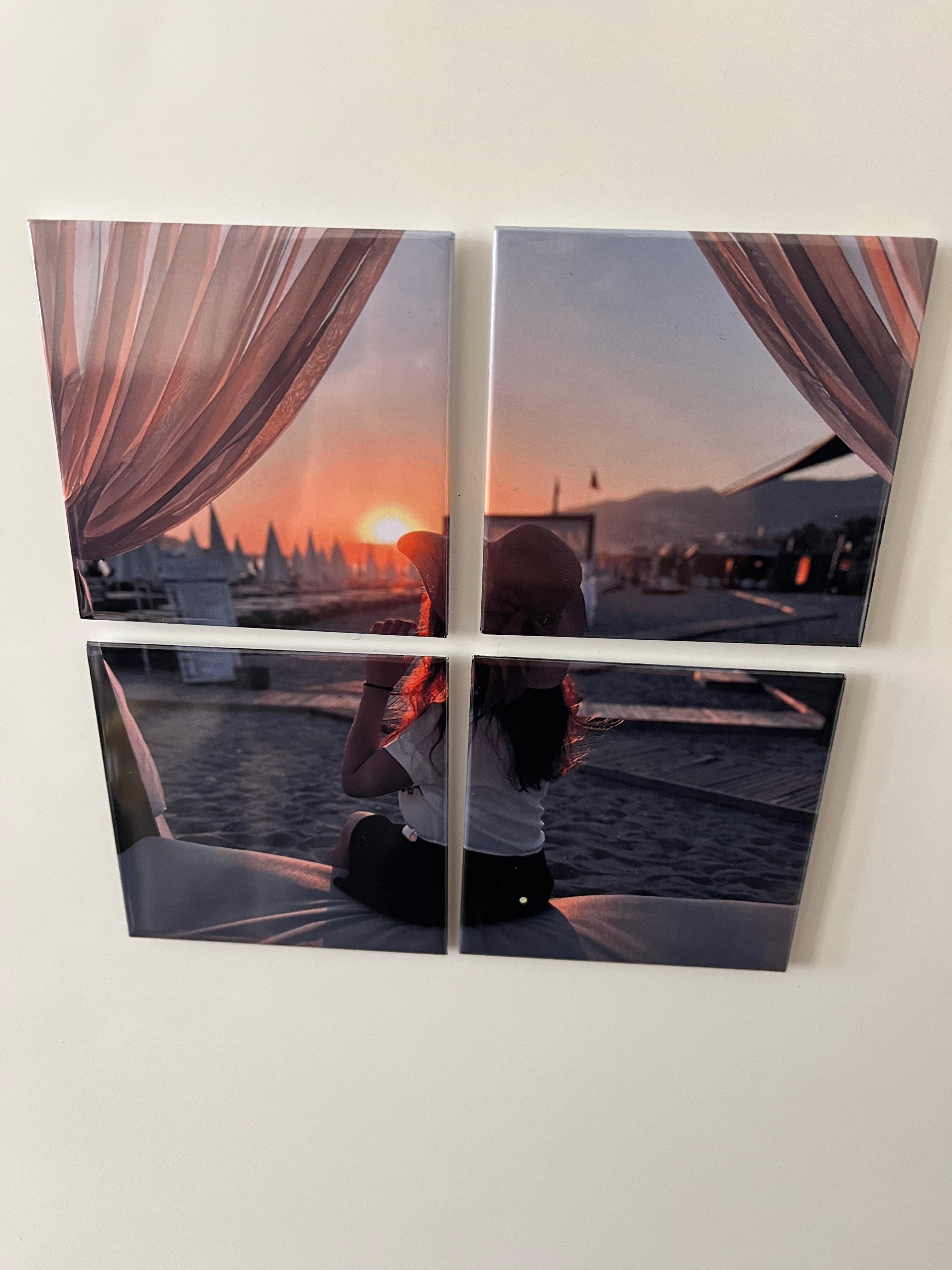 Magnetické puzzle 2x2 - 4 ks magnetů, velikost 12,7cm