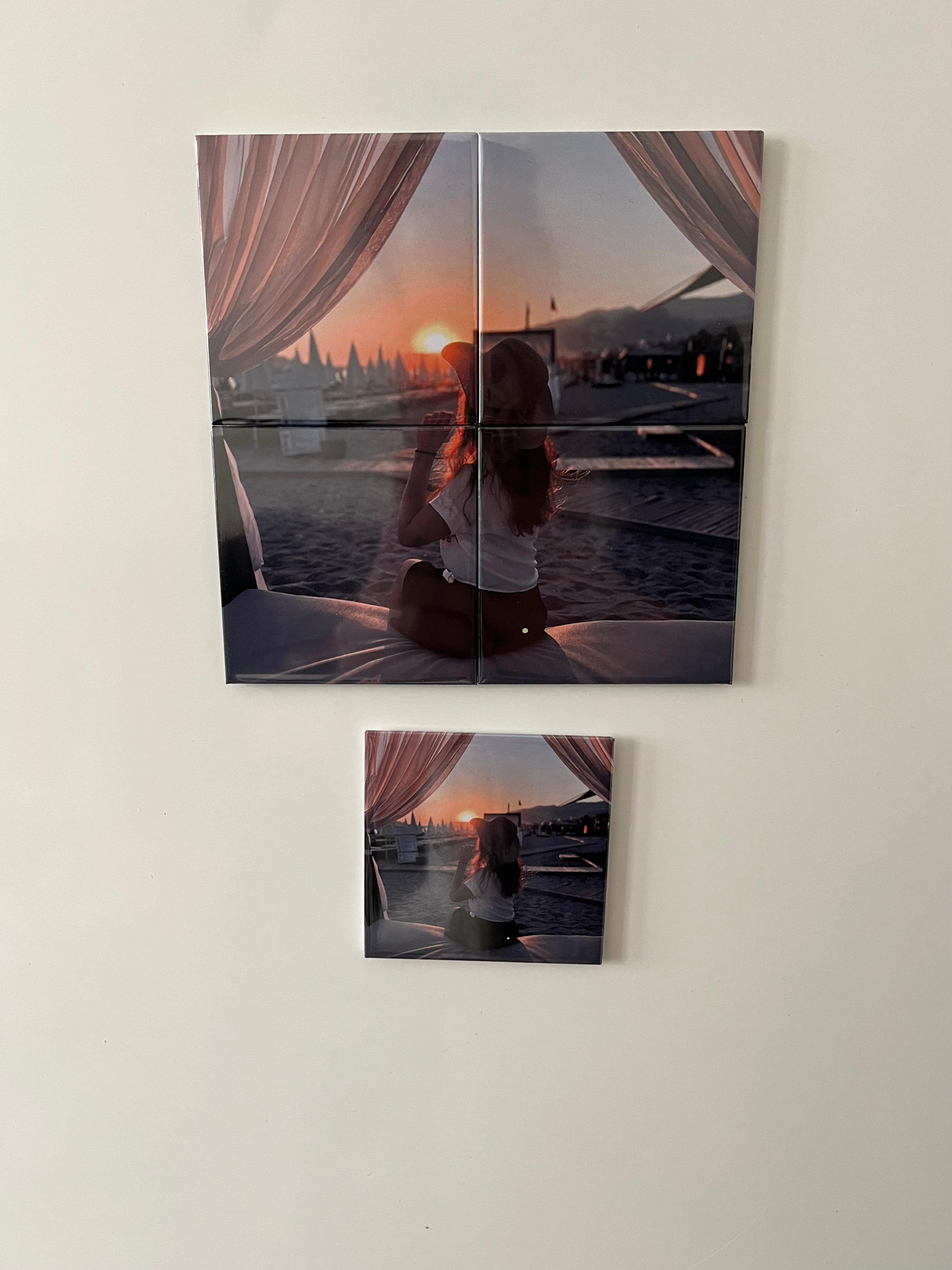 Magnetické puzzle 2x2 - 4 ks magnetů, velikost 12,7cm